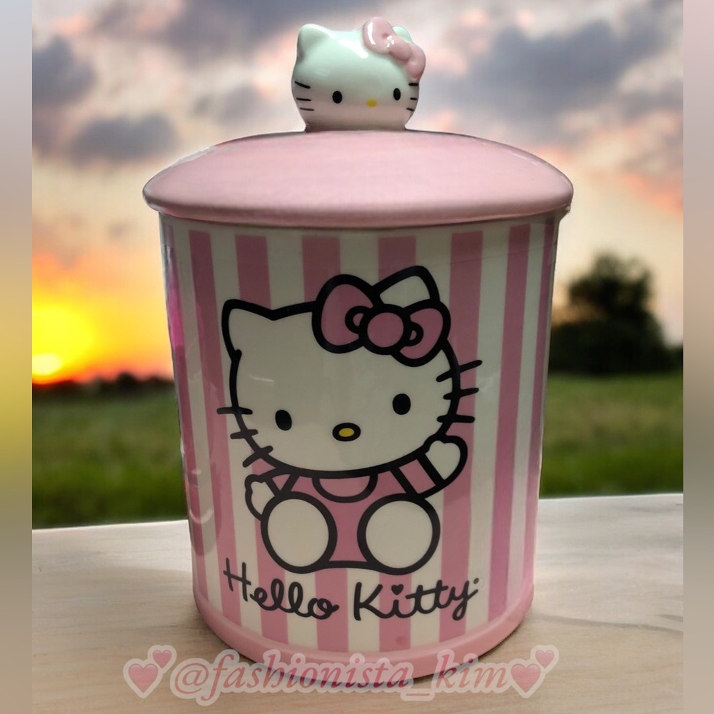 Hello kitty cookie jar canister New